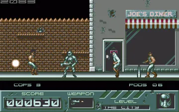 Cyber Cop screen shot game playing